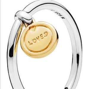 Pandora Medallion of LOVE ring 925 Silver
